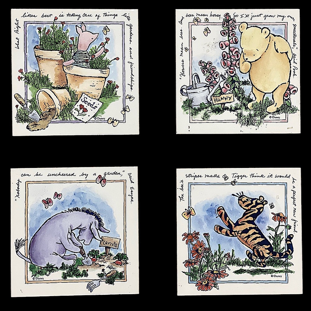 Winnie the Pooh Decorative Tiles Set